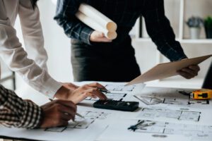 Contractors writing specifications and creating designs